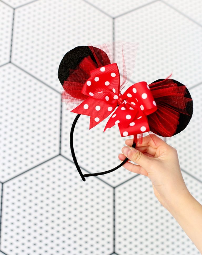 14 DIY Minnie Mouse Ears Headbands | Guide Patterns