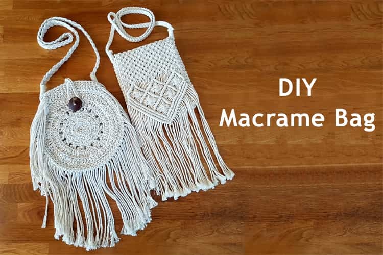 Learn How to Make This Gorgeous Modern Macrame Bag by Poly Tusal - Macrame  Bag Tutorial | Macrame for Beginners